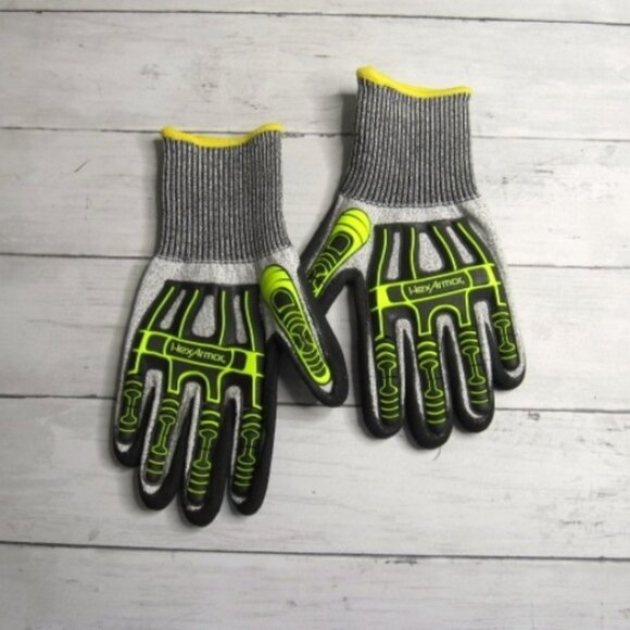 HexArmor Men's Size 7 S Work Gloves Cut Puncture Resistant Rubber Coated - Picture 7 of 10